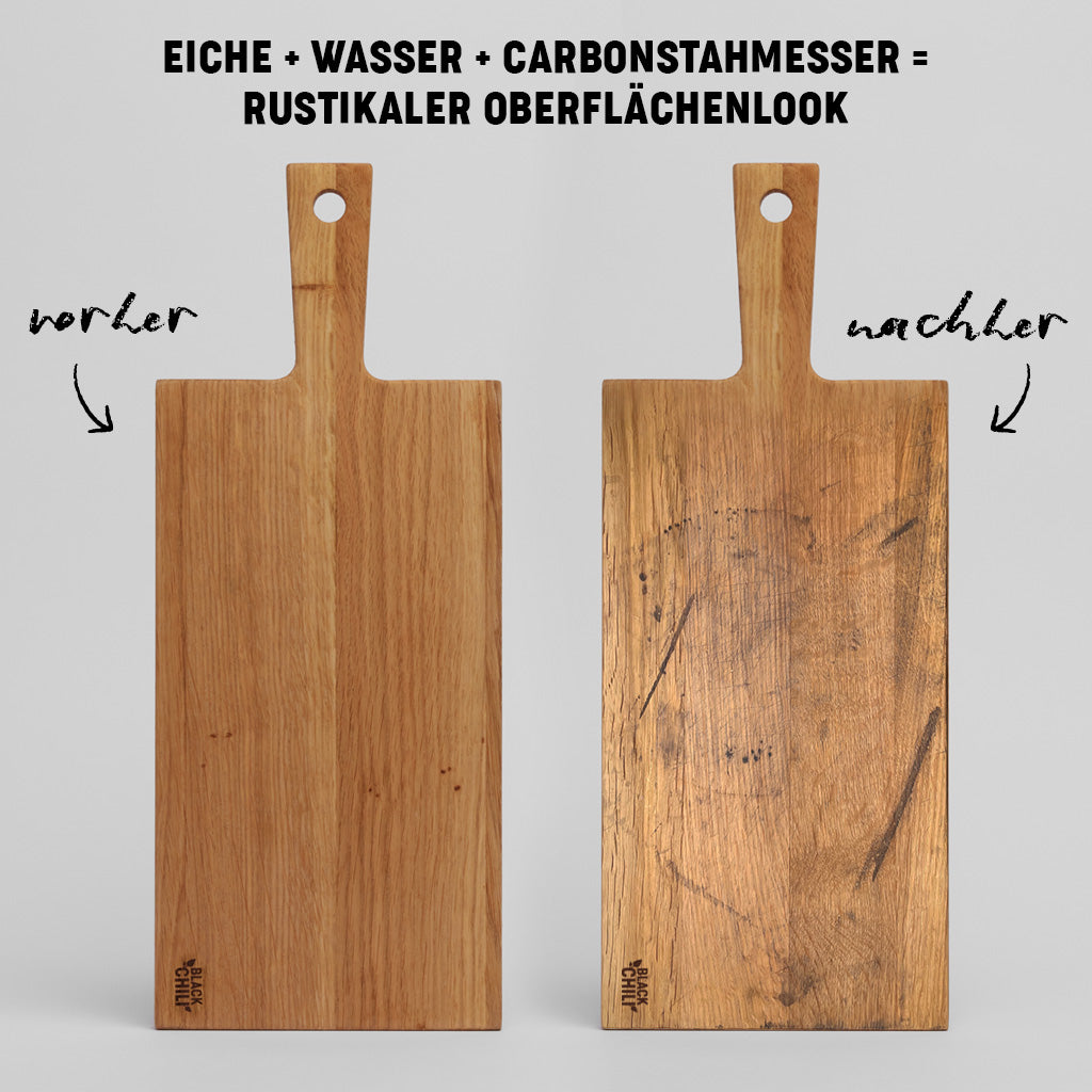 Servierbrett Eiche rustikal (groß)